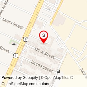 Royal Motel on Olive Street, Elizabeth New Jersey - location map
