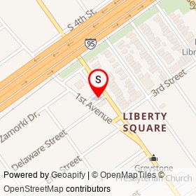 Santander on Elizabeth Avenue, Elizabeth New Jersey - location map