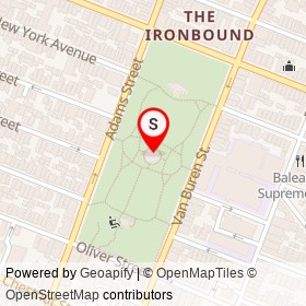 Independence Park on , Newark New Jersey - location map