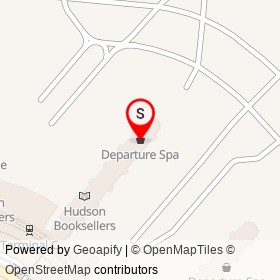 Departure Spa on Terminal C Level 3, Newark New Jersey - location map