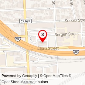 Seabra Foods on Bergen Street, Harrison New Jersey - location map