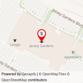 Jersey Gardens on Jersey Gardens Boulevard, Elizabeth New Jersey - location map