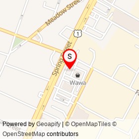 Wawa on Spring Street, Elizabeth New Jersey - location map