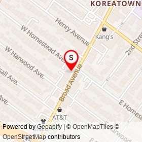 Tofu & Noodles on West Homestead Avenue, Palisades Park New Jersey - location map