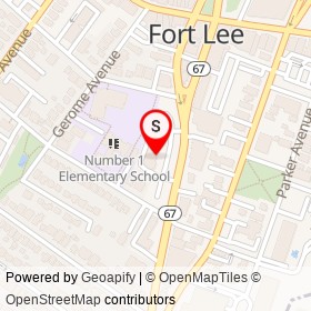 Classic Cleaners on Lemoine Avenue, Fort Lee New Jersey - location map