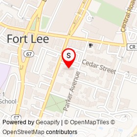 Fudgarten on Parker Avenue, Fort Lee New Jersey - location map