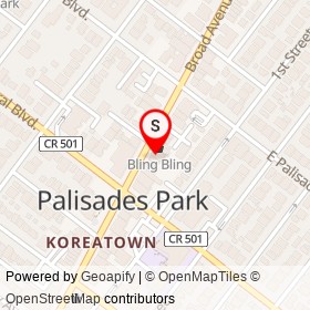 Jubilee on Broad Avenue, Palisades Park New Jersey - location map