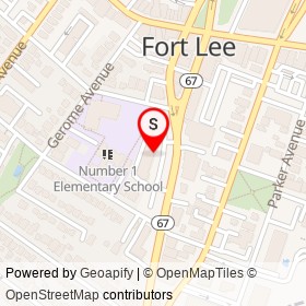 Nova Pizza and Pasta on Lemoine Avenue, Fort Lee New Jersey - location map