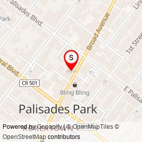 Taiji Oriential on Broad Avenue, Palisades Park New Jersey - location map