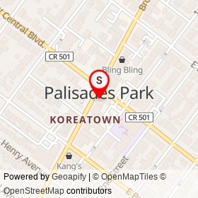 Verizon Wireless on Broad Avenue, Palisades Park New Jersey - location map