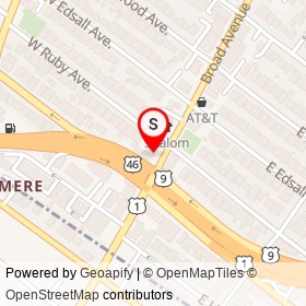La Esquina Chapina on Broad Avenue, Palisades Park New Jersey - location map