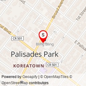 Han Yang on Broad Avenue, Palisades Park New Jersey - location map