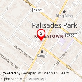 Golden Cares on Broad Avenue, Palisades Park New Jersey - location map