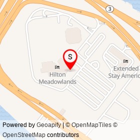 Starbucks on NJ 3, East Rutherford New Jersey - location map