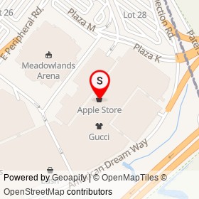 Apple Store on Arena Road, Secaucus New Jersey - location map