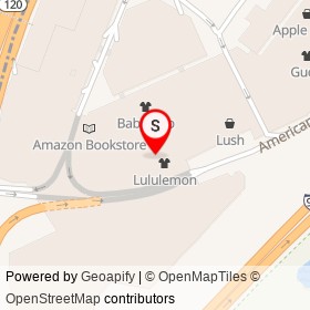 Foot Locker on American Dream Way, Secaucus New Jersey - location map