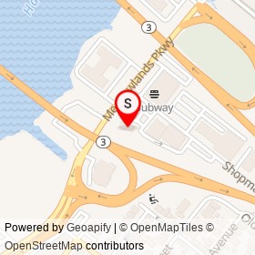 Wendy's on Meadowlands Parkway, Secaucus New Jersey - location map