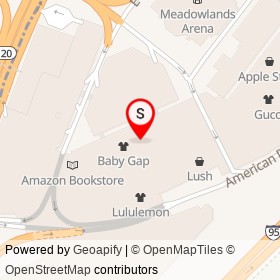 Prada on American Dream Way, Secaucus New Jersey - location map