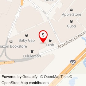 Uniqlo on American Dream Way, Secaucus New Jersey - location map