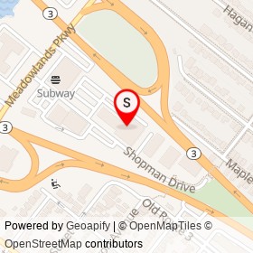 Meadowlands Plaza Hotel on Shopman Drive, Secaucus New Jersey - location map