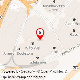 Uniqlo on American Dream Way, East Rutherford New Jersey - location map