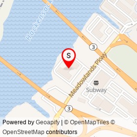 Red Roof Inn on Meadowlands Parkway, Secaucus New Jersey - location map