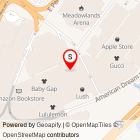 Tumi on Arena Road, Secaucus New Jersey - location map