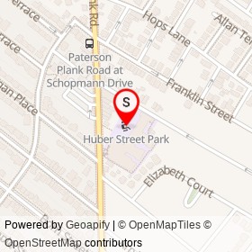 Huber Street Park on Huber Street, Secaucus New Jersey - location map