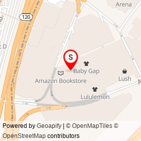 GameStop on American Dream Way, Secaucus New Jersey - location map