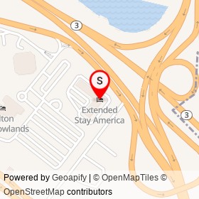 Extended Stay America on NJ 3, East Rutherford New Jersey - location map