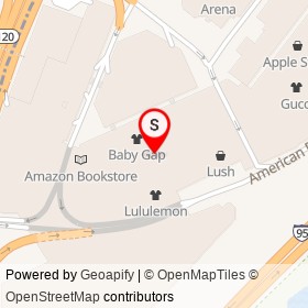 Wetzel's Pretzels on American Dream Way, Secaucus New Jersey - location map