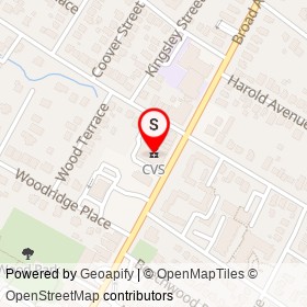 CVS on Broad Avenue, Leonia New Jersey - location map