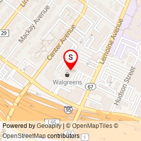 SunMerry Bakery on Center Avenue, Fort Lee New Jersey - location map