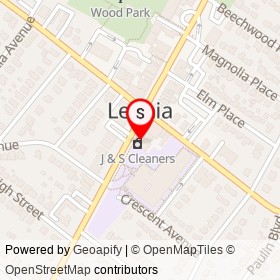 Nakahara on Broad Avenue, Leonia New Jersey - location map