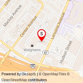 Cugino's Pizza on Lemoine Avenue, Fort Lee New Jersey - location map