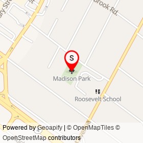 Madison Park on , Englewood New Jersey - location map