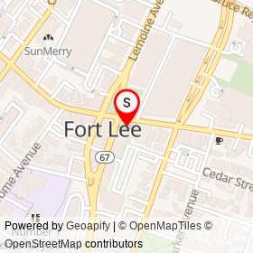 Chase on Main Street, Fort Lee New Jersey - location map