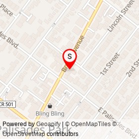 Paris Baguette on Broad Avenue, Palisades Park New Jersey - location map