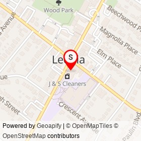 Leonia Wine and Spirit on Broad Avenue, Leonia New Jersey - location map