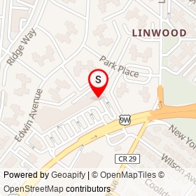 CVS Pharmacy on US 9W, Fort Lee New Jersey - location map
