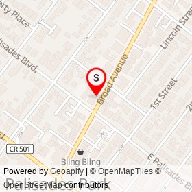Sema on Broad Avenue, Palisades Park New Jersey - location map