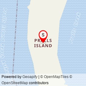 Pralls Island on , New York New York - location map