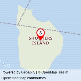 Shooters Island on Harbor Road, New York New York - location map