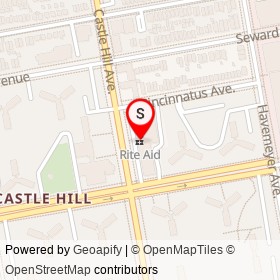 Rite Aid on Castle Hill Avenue, New York New York - location map
