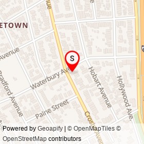 Louie & Ernie's Pizza on Waterbury Avenue, New York New York - location map