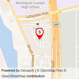 Throggs Neck Shopping Center on Lafayette Avenue, New York New York - location map