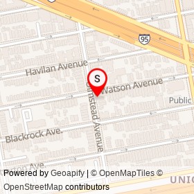 Rosario Brothers Deli on Watson Avenue, New York New York - location map