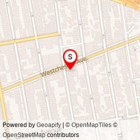 Las Camelias on Westchester Avenue, New York New York - location map