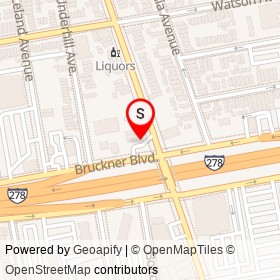 IHOP on Bruckner Boulevard, New York New York - location map