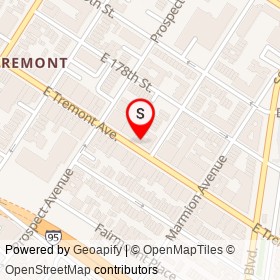 Happy Party on East Tremont Avenue, New York New York - location map